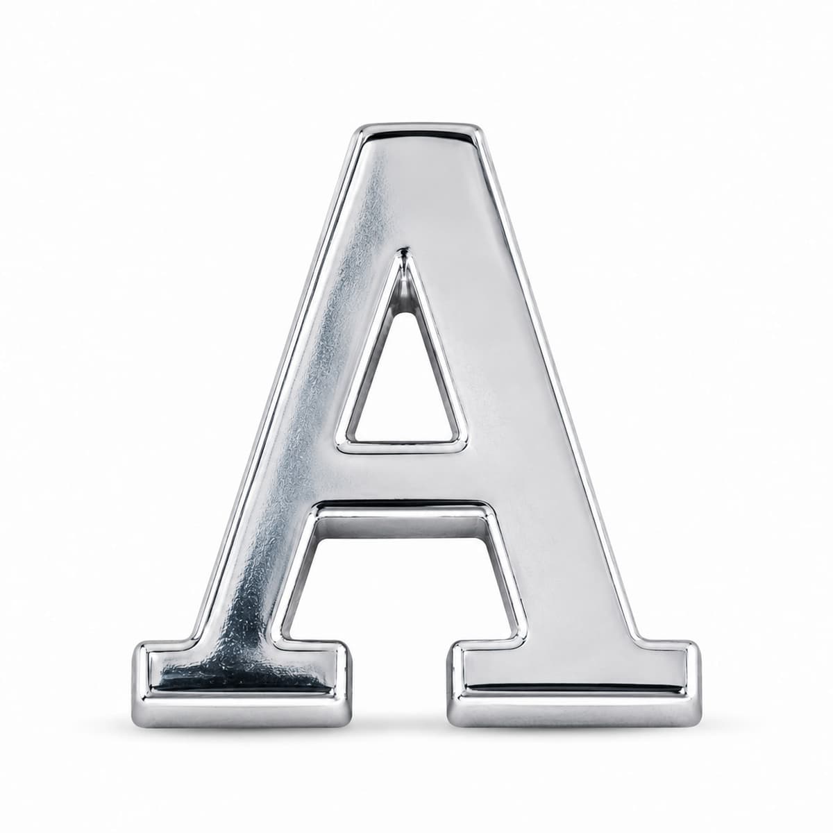 Letras en Aluminio de 6 cms