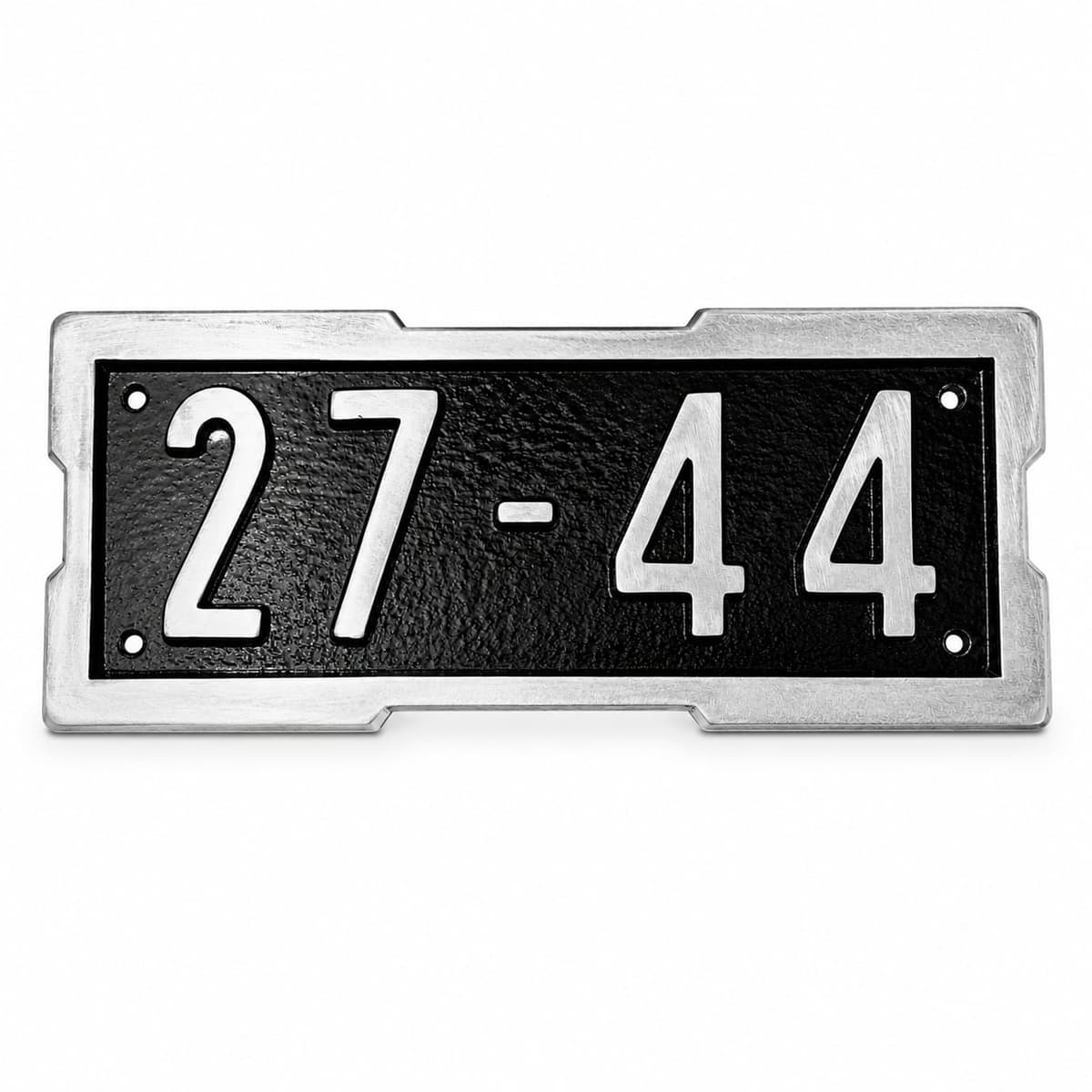 Placa en aluminio 20x10 cms